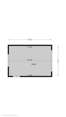 Floorplan - Oosteinde 15, 3274 KB Heinenoord
